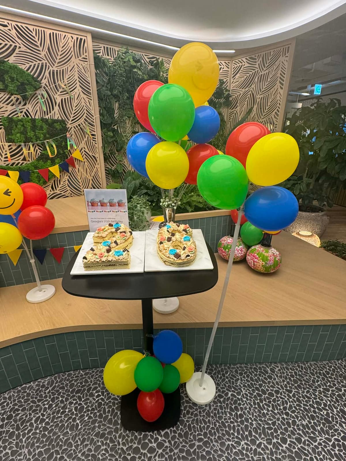 Google office celebration